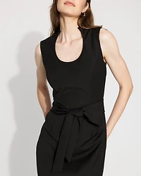 U-Neck Sheath Dress