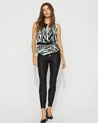Faux Leather Legging