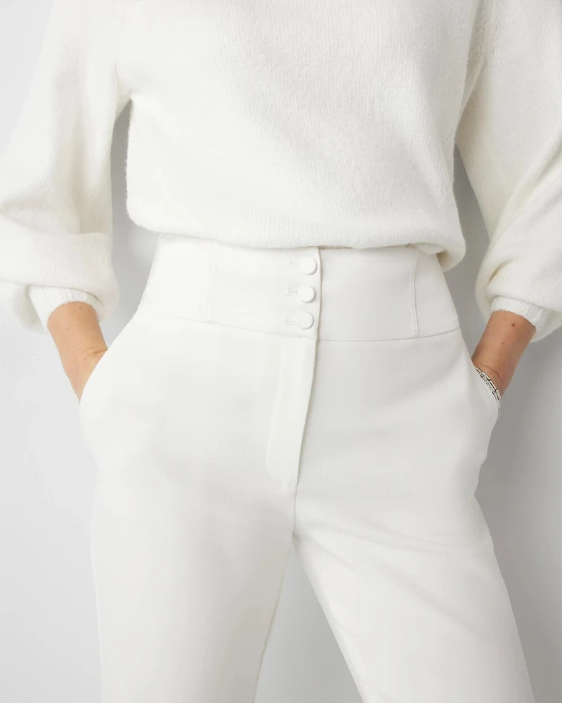 Extra High-Rise Tuxedo Luxe Stretch Trouser