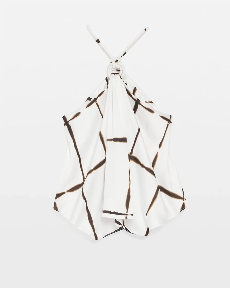 Ring Detail Halter Top