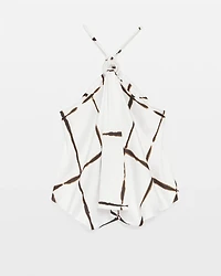 Ring Detail Halter Top