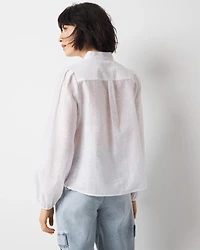 Floral Cutwork Shirt