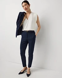 Denim-Look Elle Slim Ankle Pant