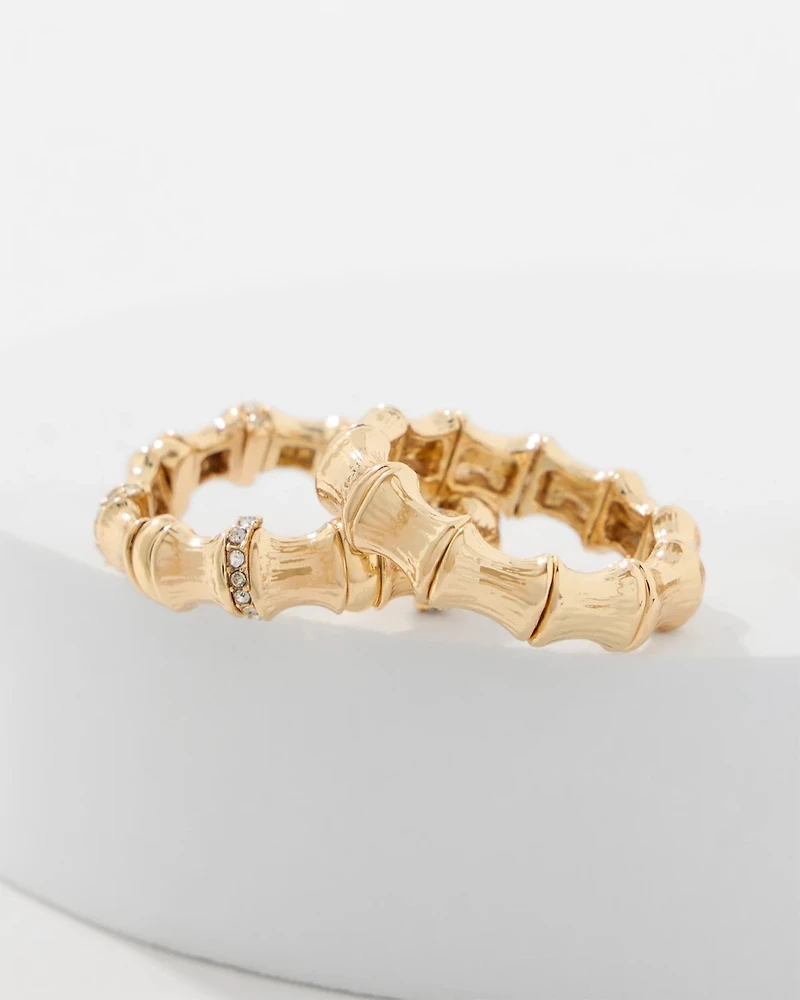 Set of Three Stretch Rings