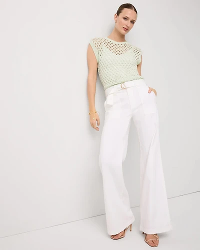 Extra High Rise Wide Leg Utility Jean