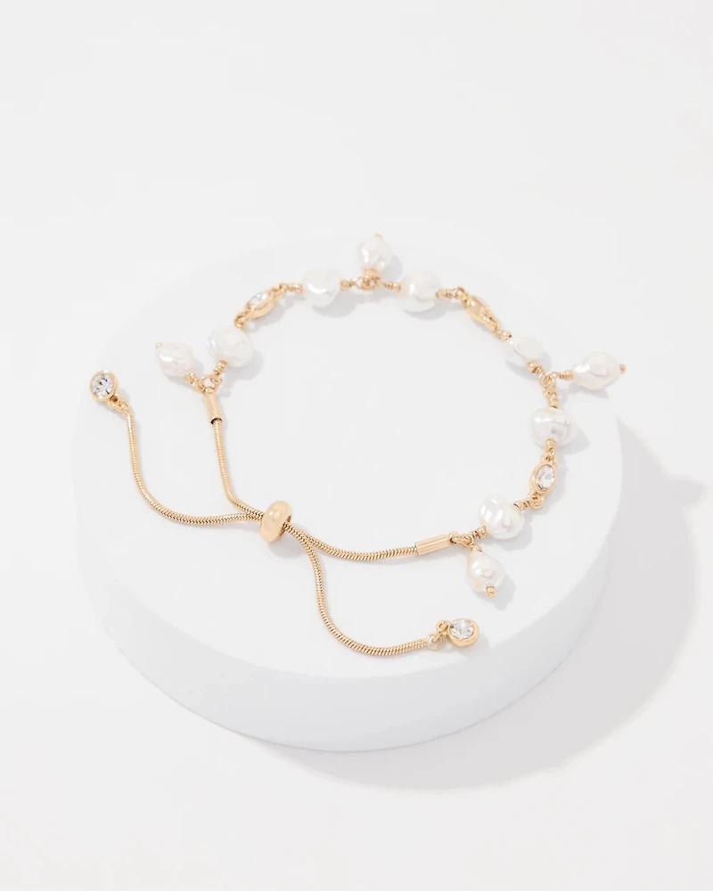 Glass Pearl Bracelet