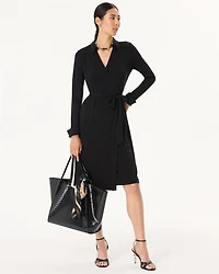 Collared Wrap Dress