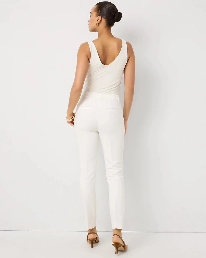 High-Rise Elle Slim Ankle Pant