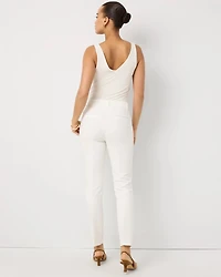 High-Rise Elle Slim Ankle Pant