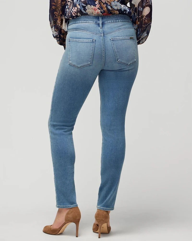 Mid-Rise Slim Jeans