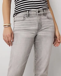 Mid-Rise Girlfriend Jeans