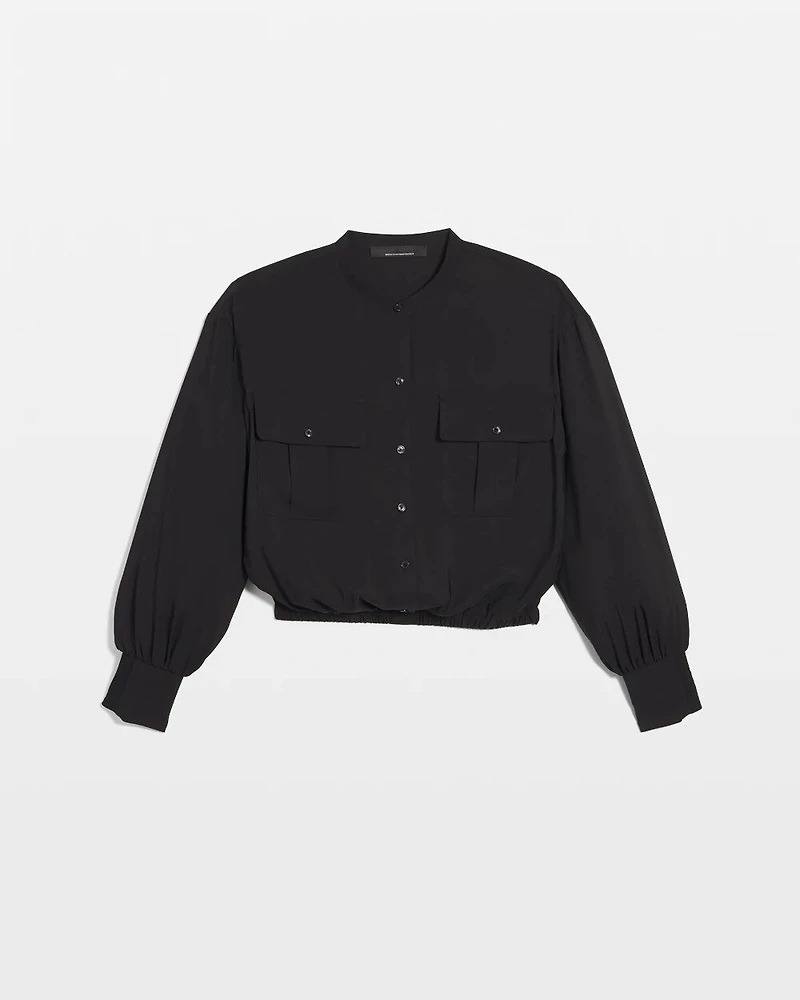 Satin Utility Shirt
