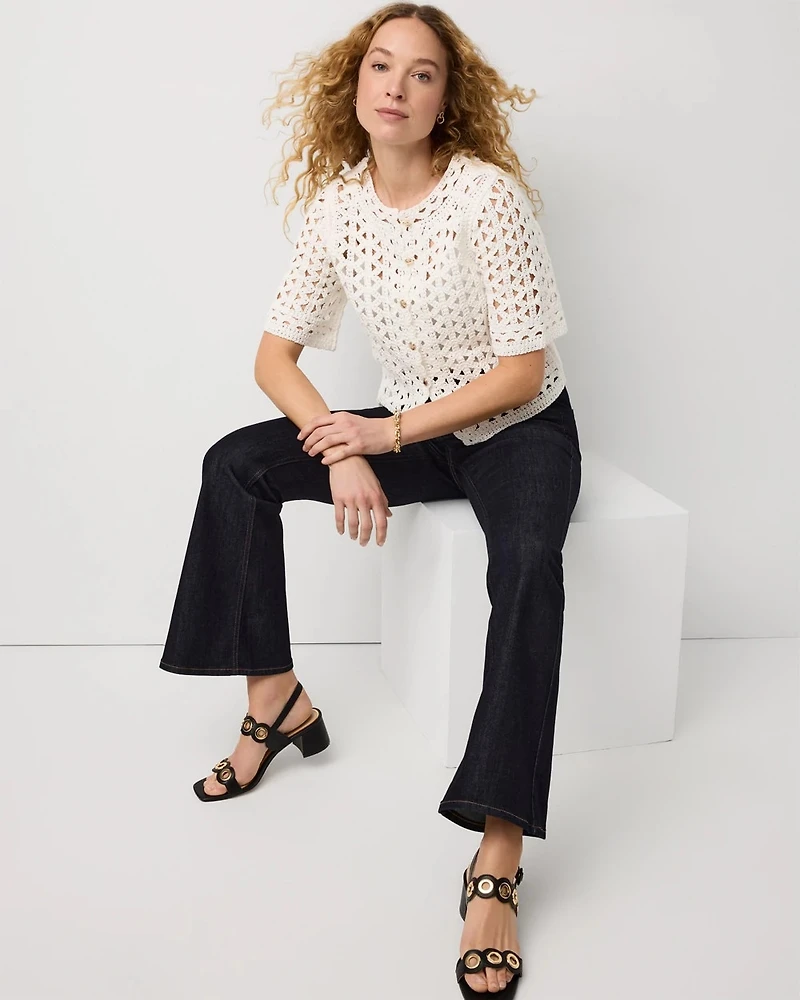 Crochet Cotton Cardigan