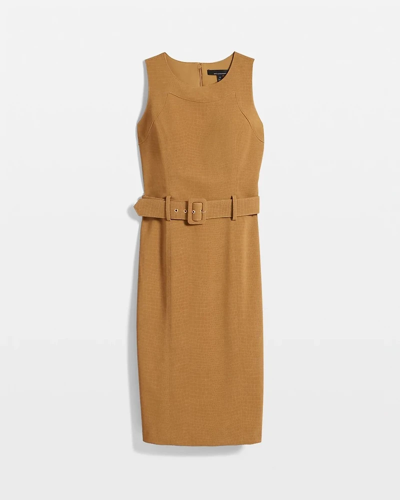 Belted Sheath Dress