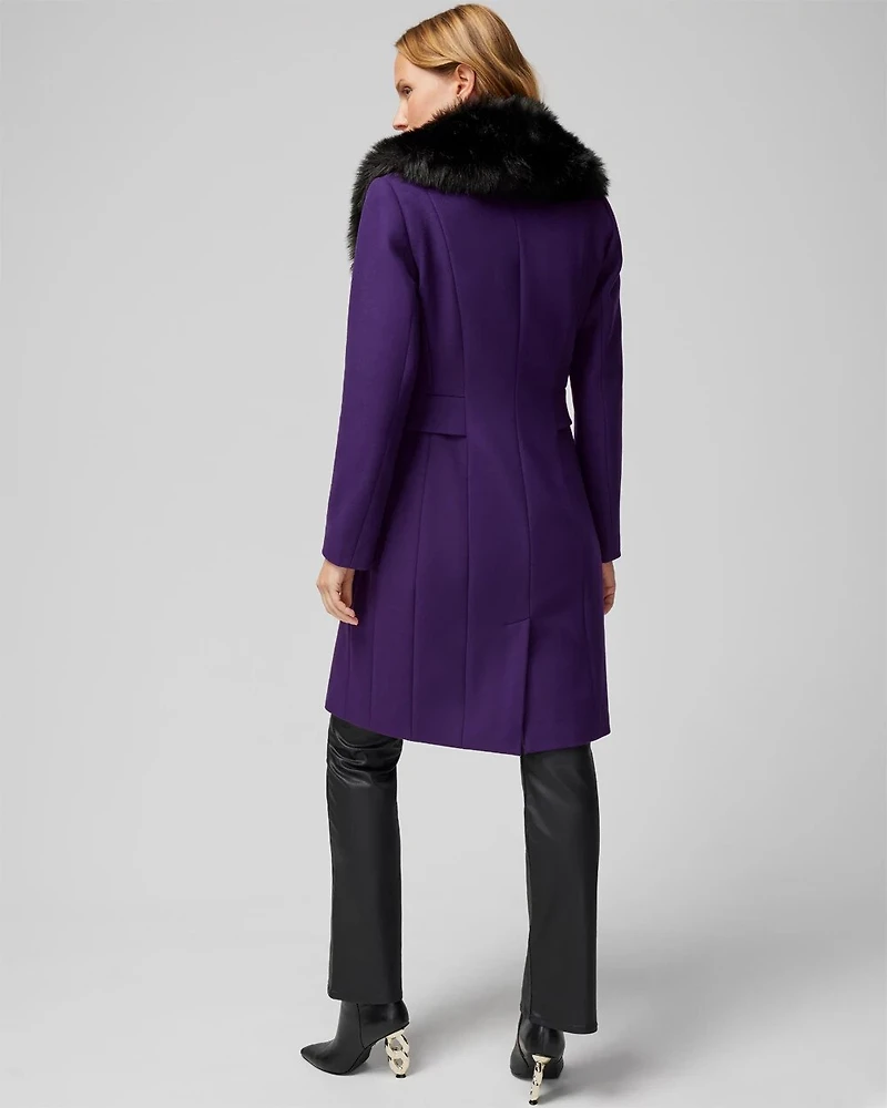 Floral Applique Coat