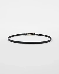 Faux Leather Rectangular Buckle Belt