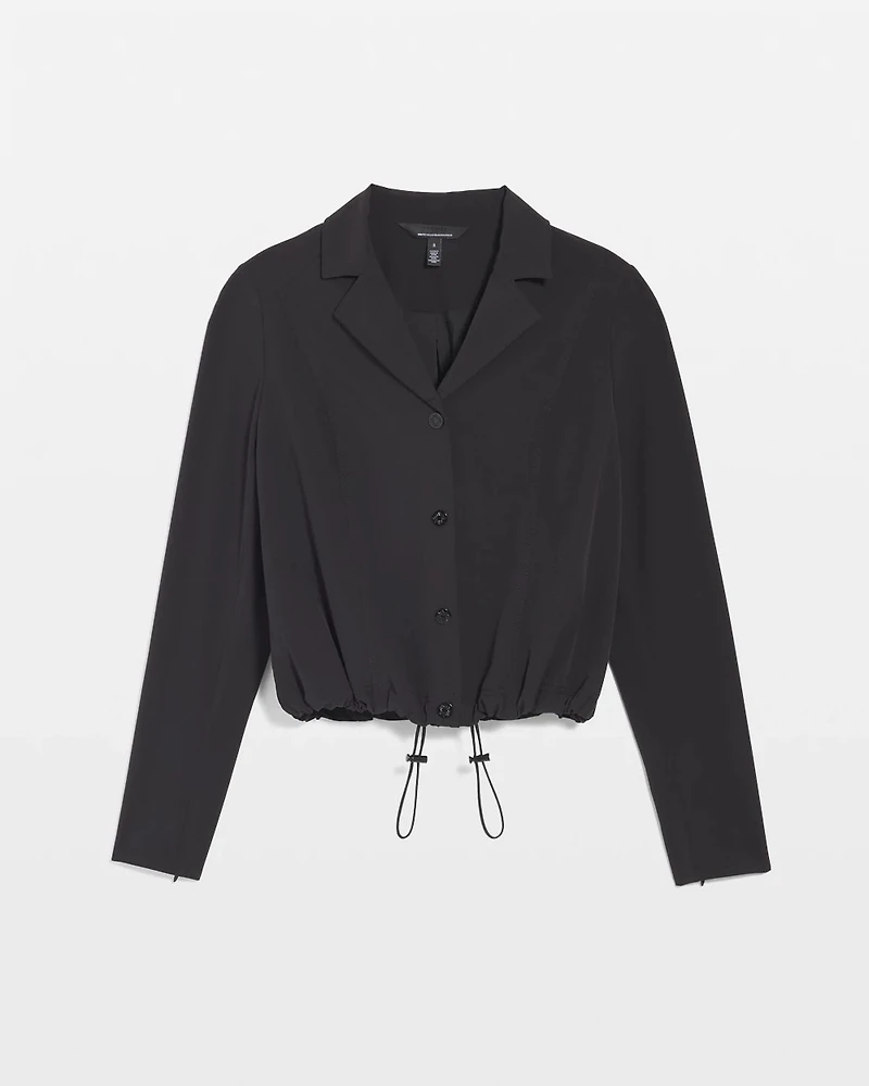 Drawcord Snap Button Jacket