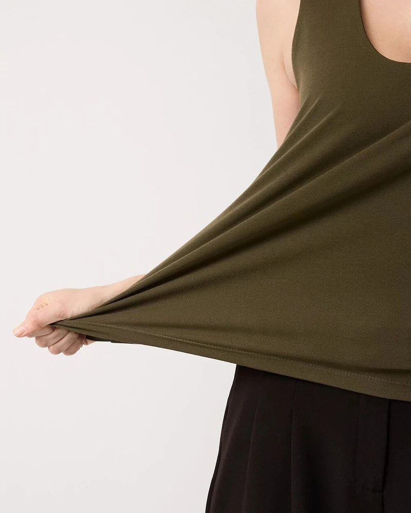 WHBM FORME™ All Ways Stretch Scoop Neck Shell