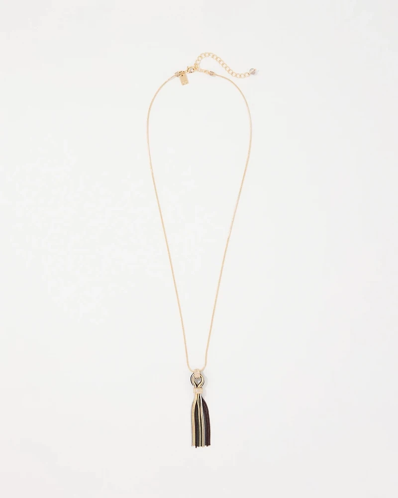Fringe Pendant Necklace