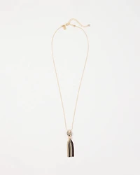 Fringe Pendant Necklace