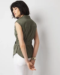 Belted Utility Shirt