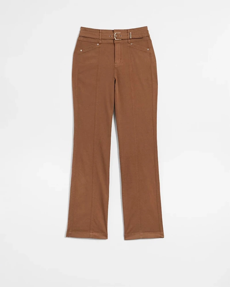 Extra High-Rise Belted Trouser Pant