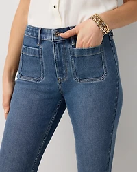 Petite Patch Pocket Skinny Ankle Jean