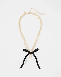 Bow Multistrand Necklace