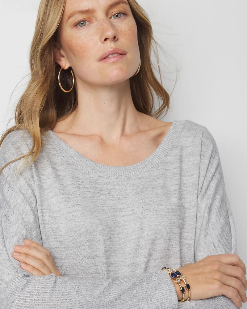 Long Sleeve Ribbed Tunic