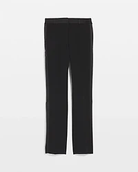 Petite High-Rise Straight Tuxedo Luxe Stretch Pant