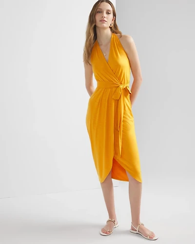 Halter Wrap Dress