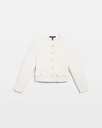 Cropped Tweed Jacket