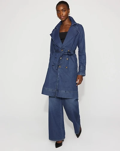 Denim Trench Coat