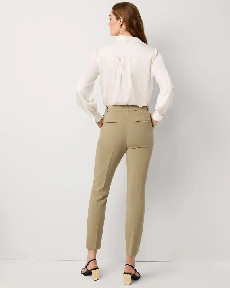 High-Rise Elle Slim Ankle Pant