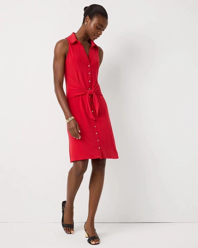 Tie-Front Dress