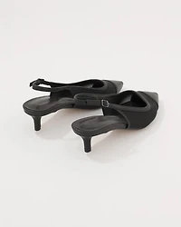Mesh Kitten Heel Pump