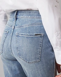 High-Rise Everyday Soft Denim™ Embellished Straight Jean