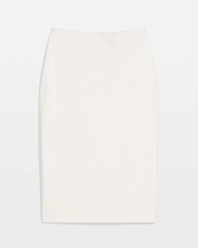 Knit Crepe Pencil Skirt