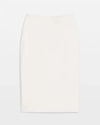 Knit Crepe Pencil Skirt