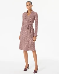 Collared Wrap Dress