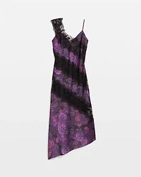 Lace + Satin Slip Dress