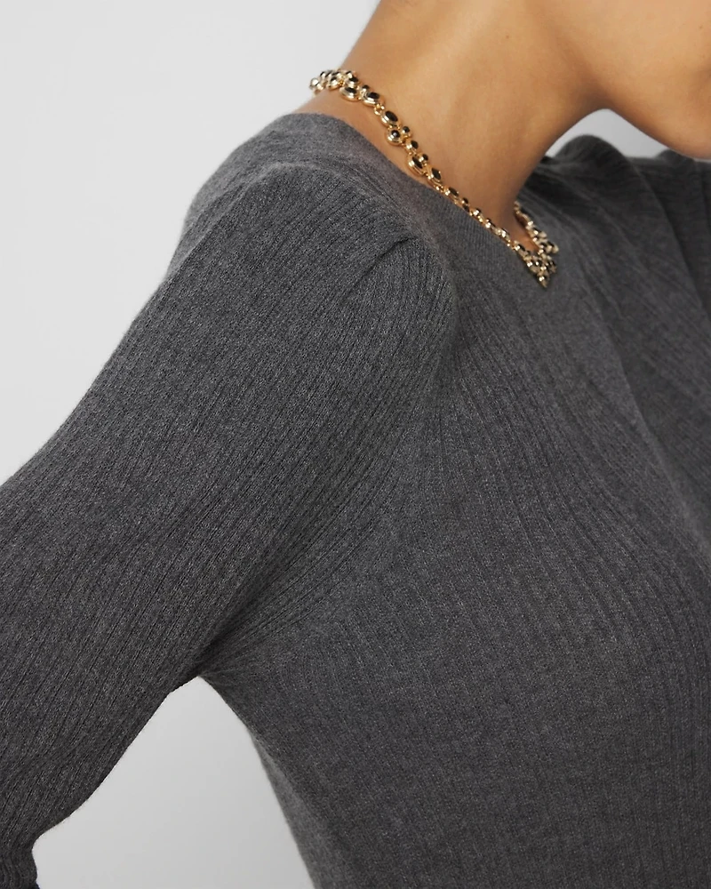 Cashmere Blend Crewneck Sweater