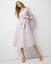 Poplin Midi Shirt Dress