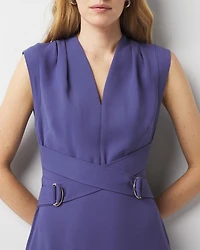 Crisscross Utility Midi Dress