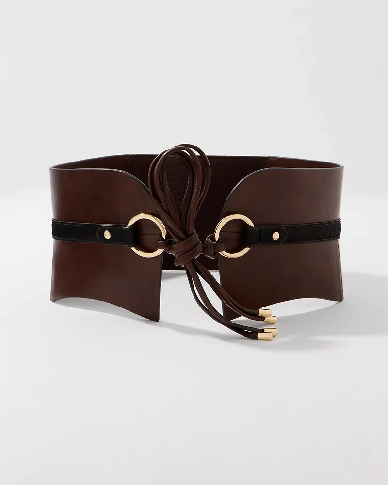 Tie-Front Corset Belt