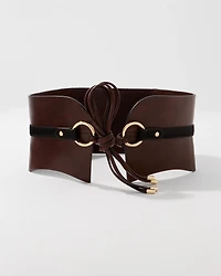 Tie-Front Corset Belt