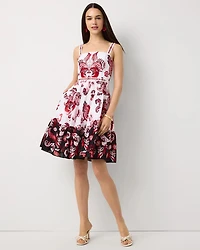 Square Neck Cotton Dress