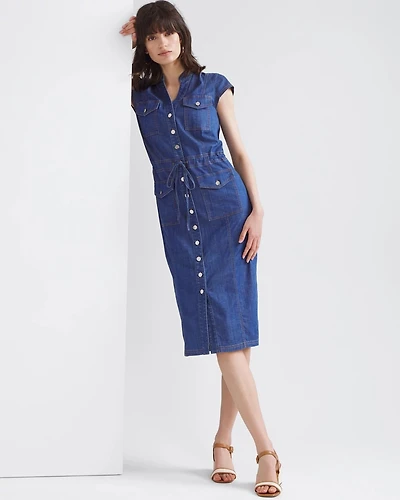 Button-Down Midi Dress