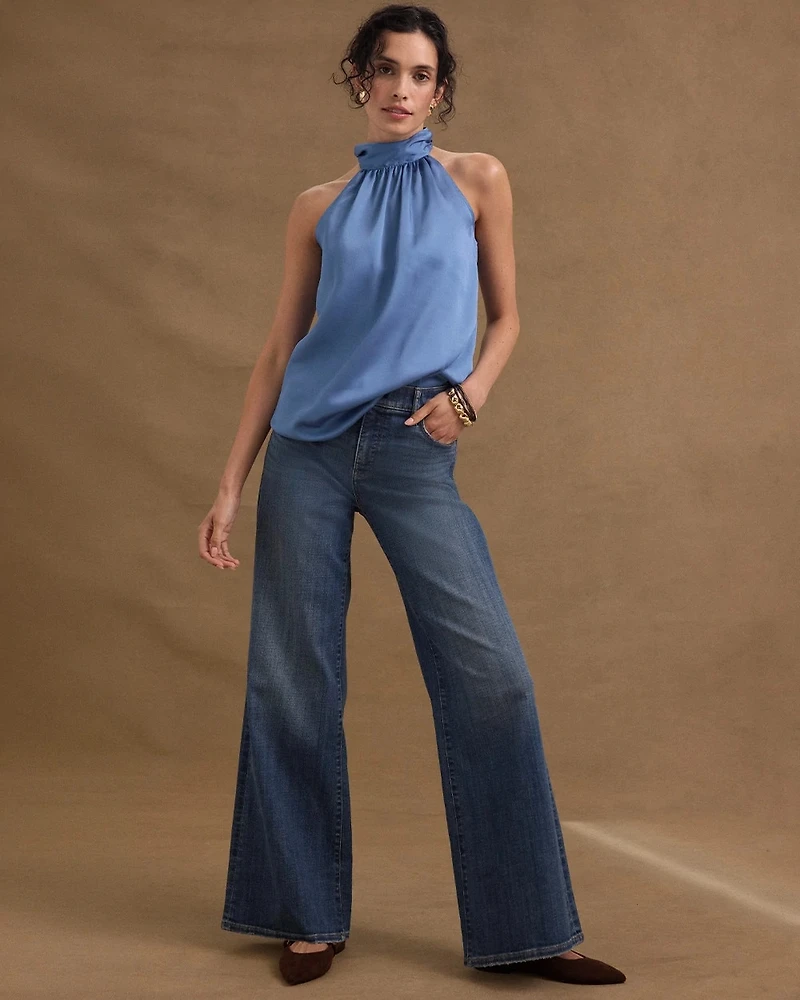 High-Rise Wide Leg Jeans