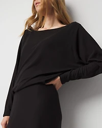 Dolman Sleeve Knit Dress
